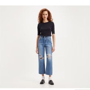 Levi’s Ribcage ankle straight jeans